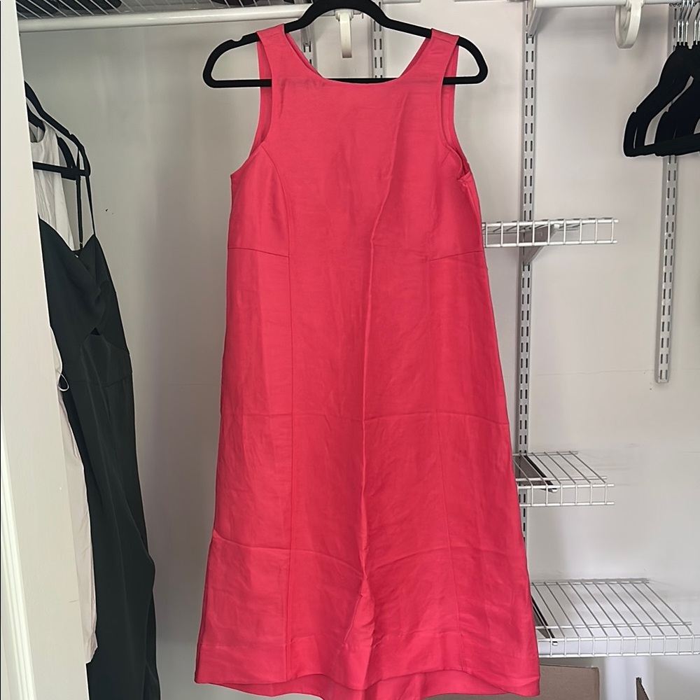 J. Jill Vibrant Pink Midi Dress